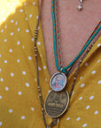 Indian Sterling Silver Radha & Krishna Amulet – Absolute Love & Harmony