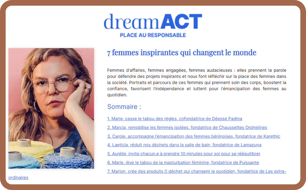 Dream Act nous fait un immense honneur !