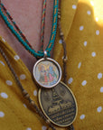 Indian Sterling Silver Radha & Krishna Amulet – Absolute Love & Harmony