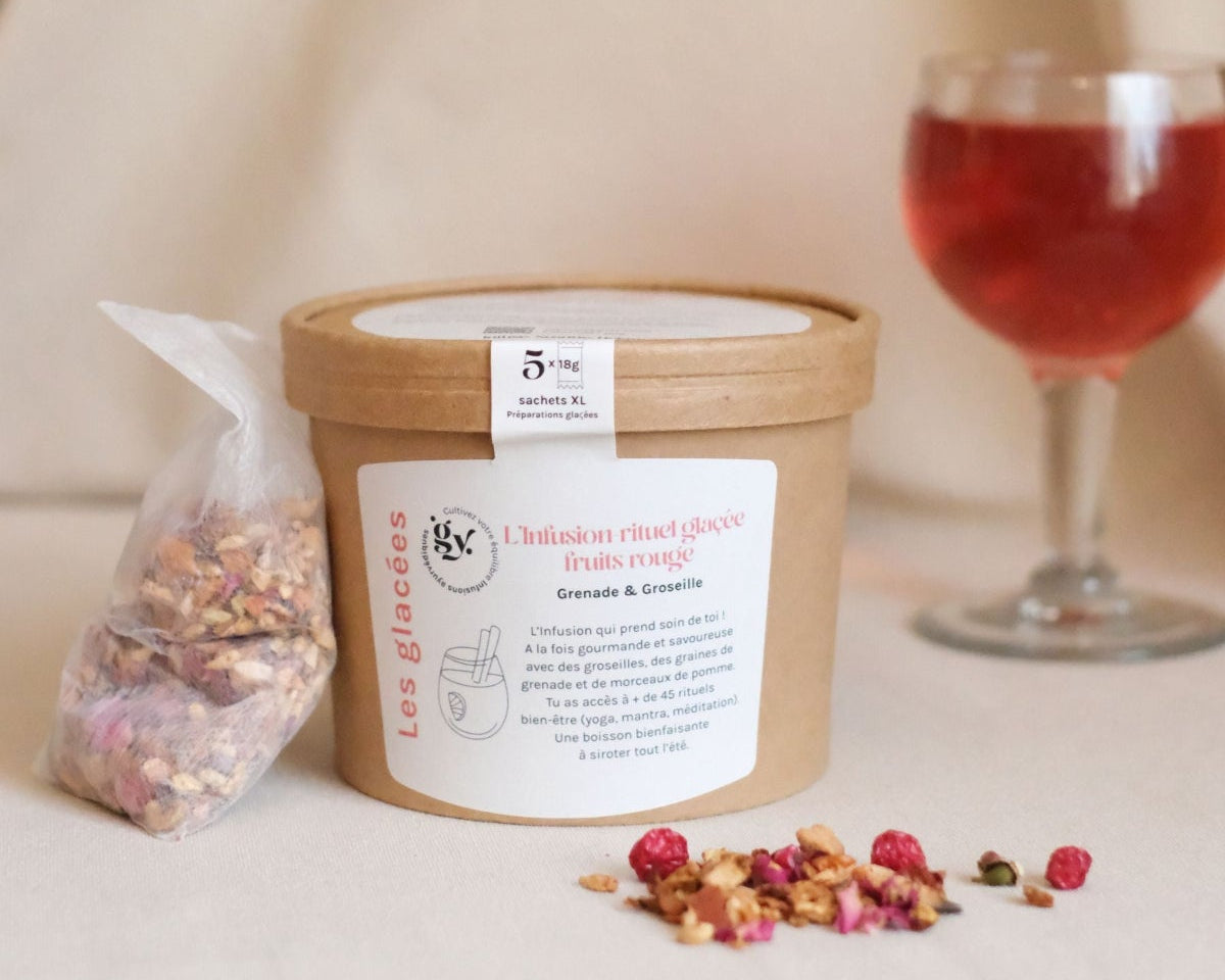 Infusion glaçée fruits rouges