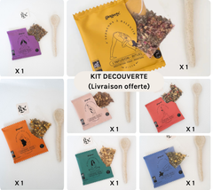 Discovery kit: 7 organic ritual infusions (free delivery in France)