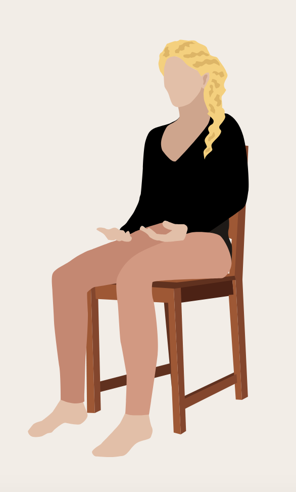 Illustration of the posture